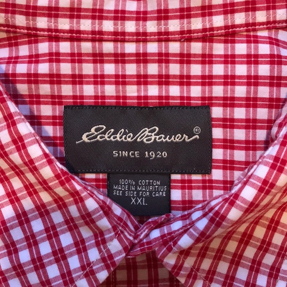 Eddie Bauer Other - ❤️ 5 for $25 Men’s Eddie Bauer Red and White Shirt